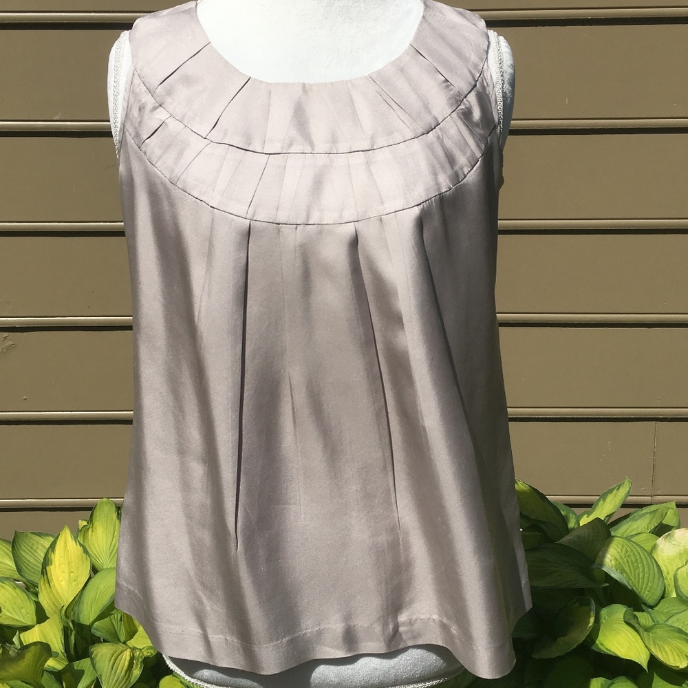 SINE silk sleeveless top - SZ S